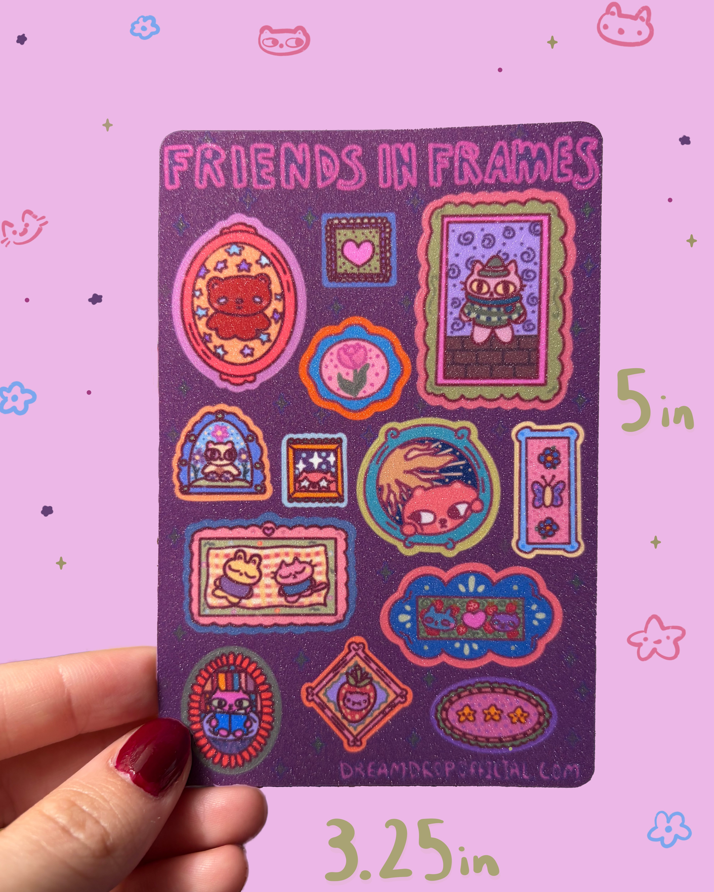 Friends In Frames Sticker Sheet