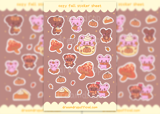 Cozy Fall Sticker Sheet